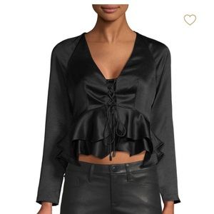 Alexis Reagan New With Tags Top Black Small